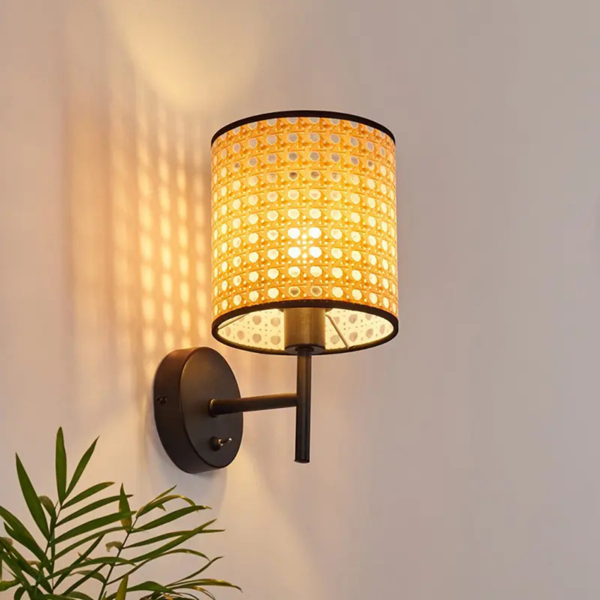 Wall Lamp | Cane Webbing Wall Lamp LP-40